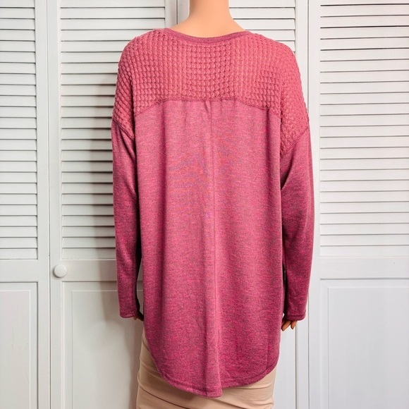 LANE BRYANT Grateful Heart Graphic Hacci Sweatshirt Size 18/20 - Picture 8 of 8